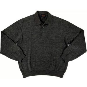 Brooks Brothers Long Sleeve Wool Polo Sweater
